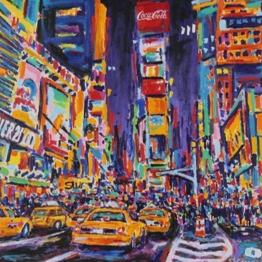 Painting by John Stango | Times Square, NYC | Gallery at Studio Burke, Washington, DC