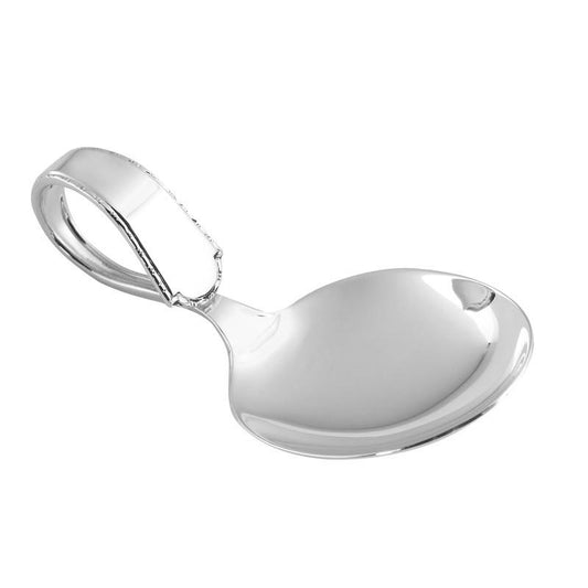 Sterling Silver | Virginia Sterling Bent Baby Spoon | Salisbury Pewter | Engraved | Made in USA-Baby-Sterling-and-Burke
