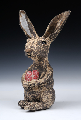 Ceramic | Love Bunny by Trinka Roeckelein-Ceramics-Sterling-and-Burke
