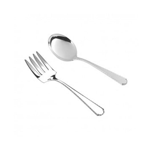 Sterling Silver | Virginia Sterling Baby Fork and Spoon Set | Salisbury Pewter | Engraved | Made in USA-Baby-Sterling-and-Burke