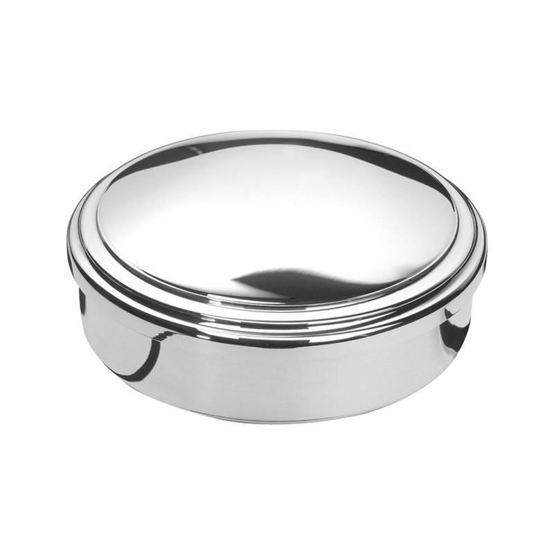 Sterling Silver | Lindsey Jewel Box | 3” Diameter | Salisbury Pewter | Engraved | Made in USA-Baby-Sterling-and-Burke
