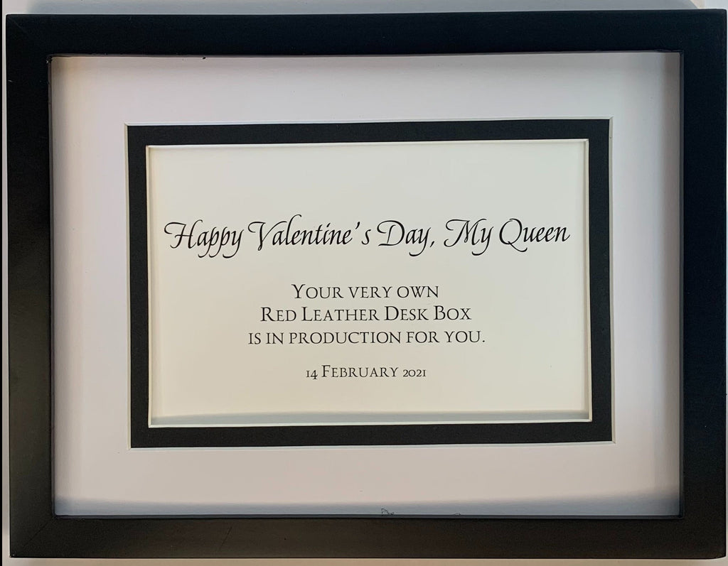 Gift Frame | Valentine's Day Gift that cannot be ready in time...