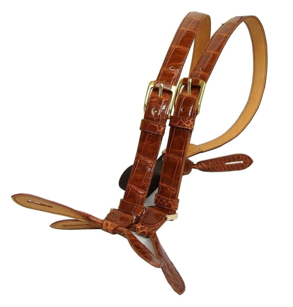 Alligator Bespoke Suspenders | Custom Made Alligator Suspenders and Braces | Finest Quality American Alligator