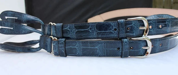Alligator Bespoke Suspenders | Custom Made Alligator Suspenders and Braces | Finest Quality American Alligator
