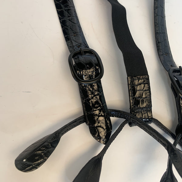 Formal Alligator Suspenders | Custom Made Alligator Suspenders and Braces | Black Tie, Formal, Alligator Suspenders