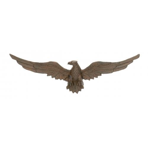 Copy of American Eagle | USA Eagle with spread wings | Cast Iron | Large Eagle Wall Decoration | 7 by 25 inches | Award Decoration | Reproduction of Vintage Style-Sterling-and-Burke