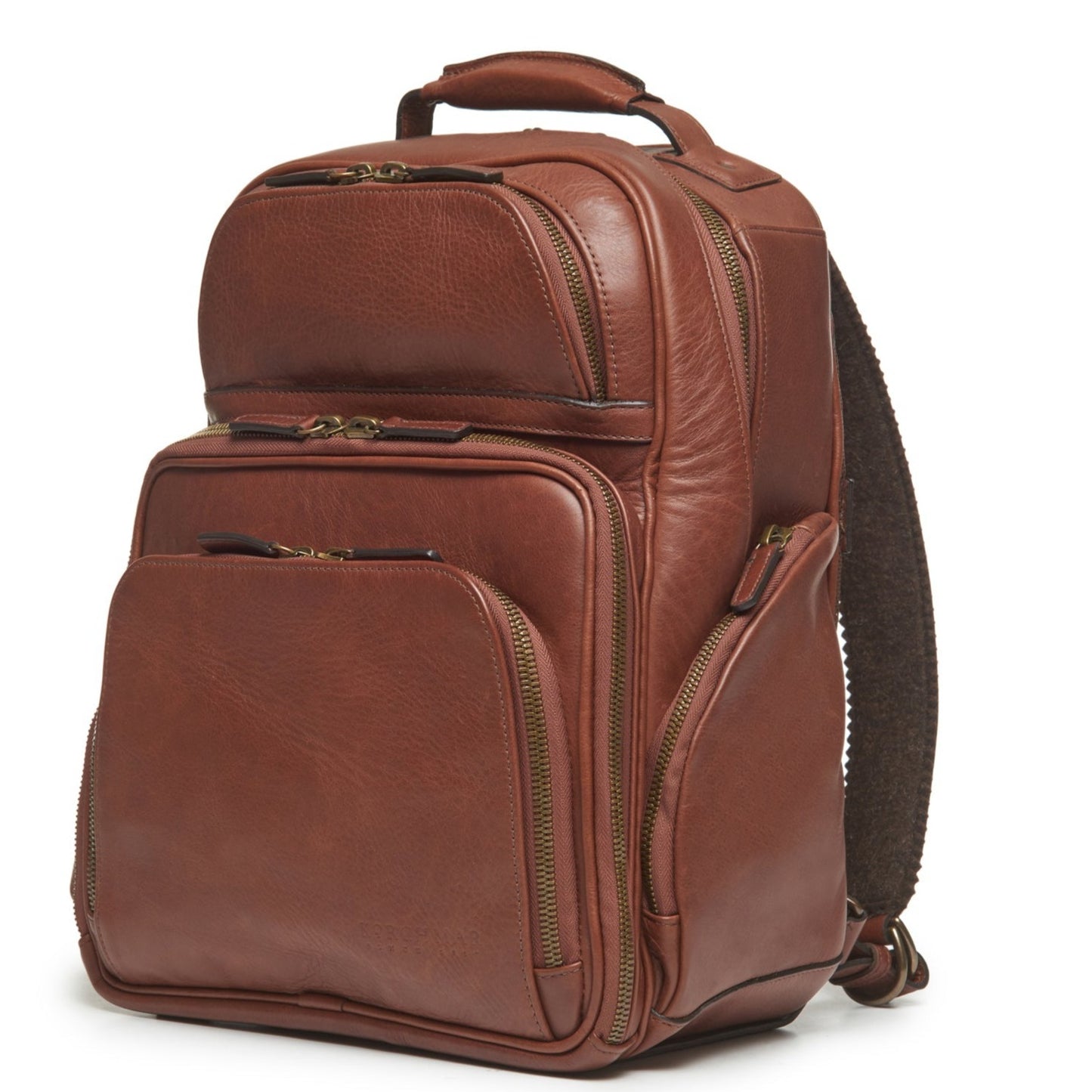 Mason Chocolate Brown Leather Leather Backpack | Chocolate Brown Leather Backpack  | Made in USA | Korchmar