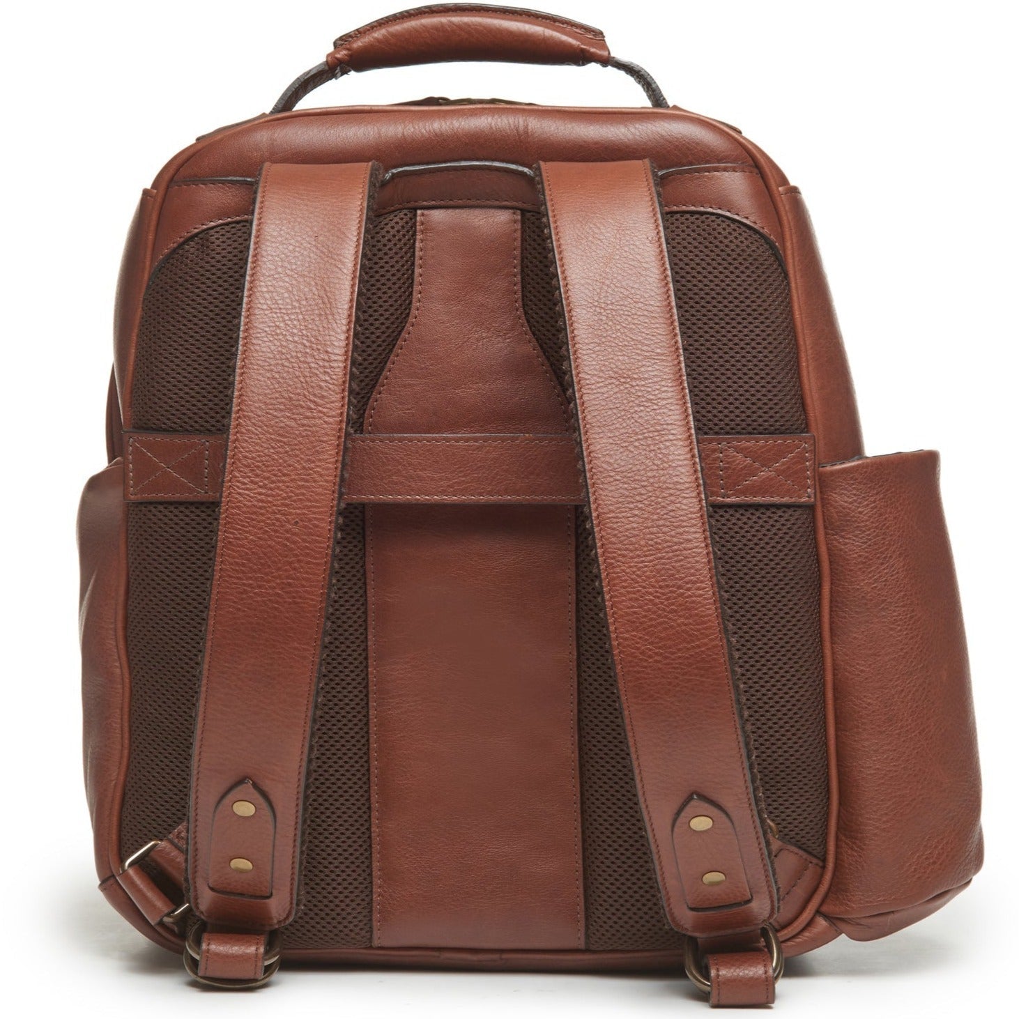 brown leather messenger backpack american leather Co Flawless Consignment Boutique Built from full grain buffalo leather with hand **American Leather Co. Marino Backpack