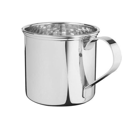 Sterling Silver Baby Cup | 925 Sterling Silver | Classic Baby Boy / Baby Girl Cup | Substantial | Engraved | Made in USA-Baby-Sterling-and-Burke