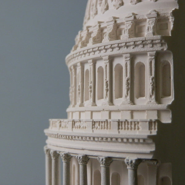 Architectural Sculpture | Capitol Building | Washington, DC | Custom Model | Extraordinary Quality and Detail | Made in England | Timothy Richards-Desk Accessory-Sterling-and-Burke