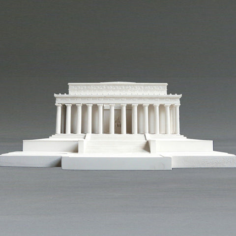 Lincoln Memorial Sculpture | Custom Lincoln Memorial Plaster Model | Extraordinary Quality and Detail | Made in England | Timothy Richards-Desk Accessory-Sterling-and-Burke