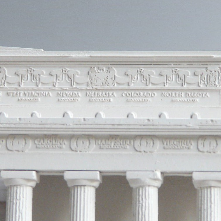 Lincoln Memorial Sculpture | Custom Lincoln Memorial Plaster Model | Extraordinary Quality and Detail | Made in England | Timothy Richards-Desk Accessory-Sterling-and-Burke
