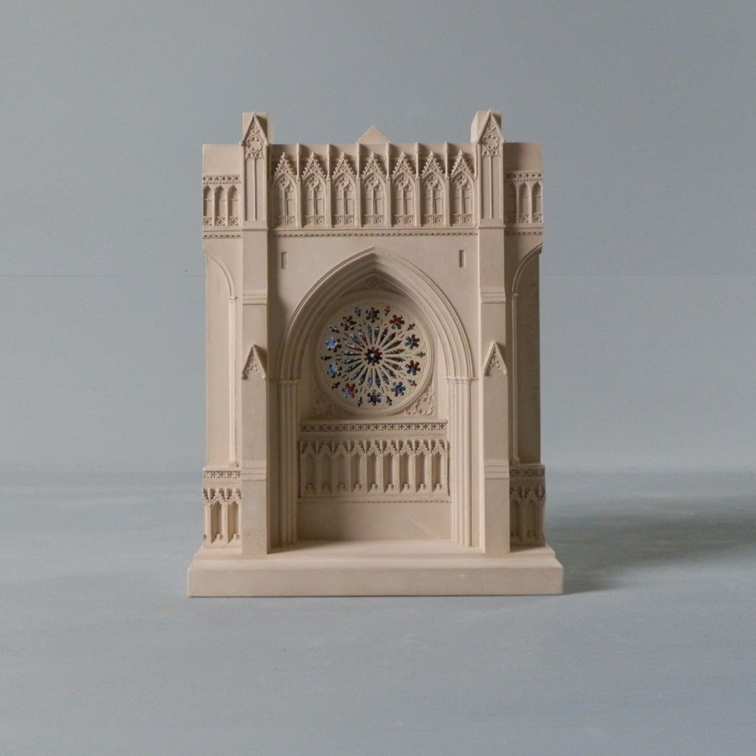 National Cathedral Rose Window Architectural Sculpture | Custom Washington National Cathedral Plaster Model | Extraordinary Quality and Detail | Made in England | Timothy Richards-Desk Accessory-Sterling-and-Burke