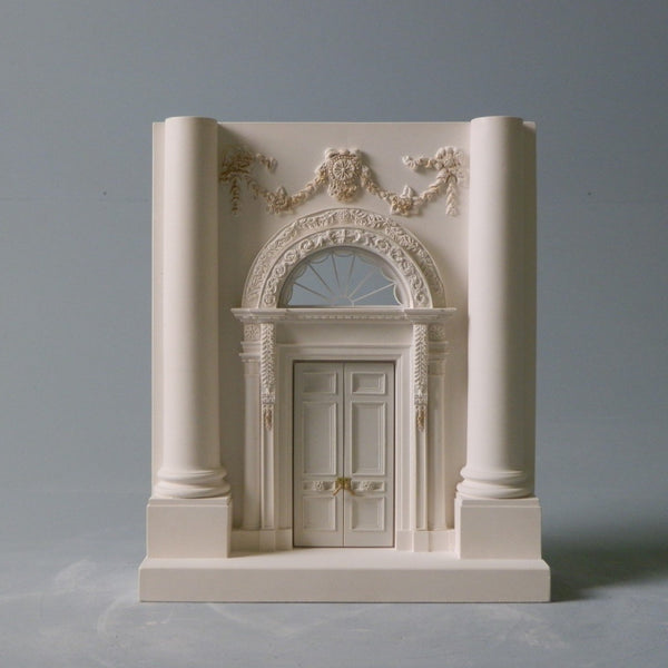 White House Architectural Sculpture | Custom Whites House Plaster Model | High Quality Detail | Made in England | Timothy Richards-Desk Accessory-Sterling-and-Burke