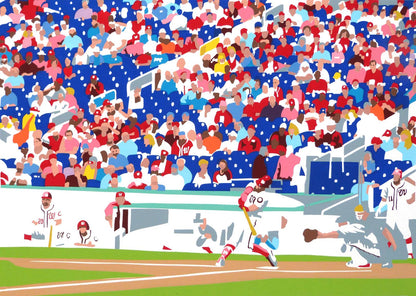 Nationals Baseball | Washington Nationals Baseball Art | Joseph Craig English | 14 by 11 Inches