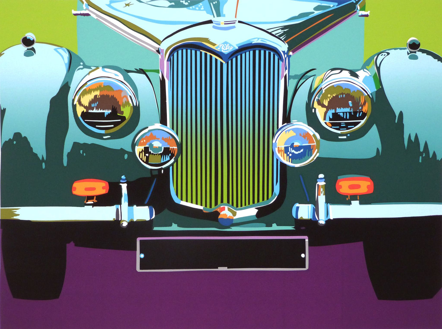 Custom Art | My Vintage Automobile Painting From Your Favorite Photograph | Corporate Art Sample | Commission Business Gift | Any Size | Large and Small