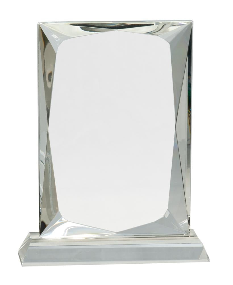 Crystal Awards in DC | Clear Rectangular Crystal Award | 8" Heavy Clear Crystal | Quick Turnaround-Award-Sterling-and-Burke