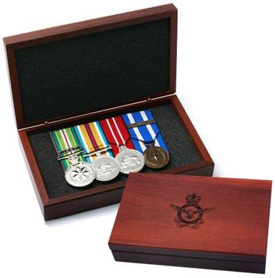 Rosewood Award Box | Box to Display a Metal and Challenge Coin | Matte Finish Rosewood | Custom Engraving | 3.75 by 3.75 inches-Award-Sterling-and-Burke