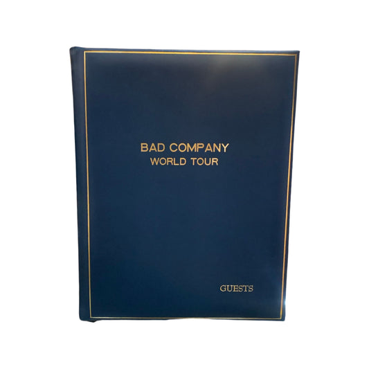 BAD COMPANY World Tour | Guest Book | Gold Stamping | Images of Finished Book