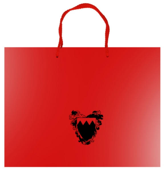Quick Ship Bahrain Embassy Gift Bag | Blank Bags | Quantity: 100 | Studio Burke DC