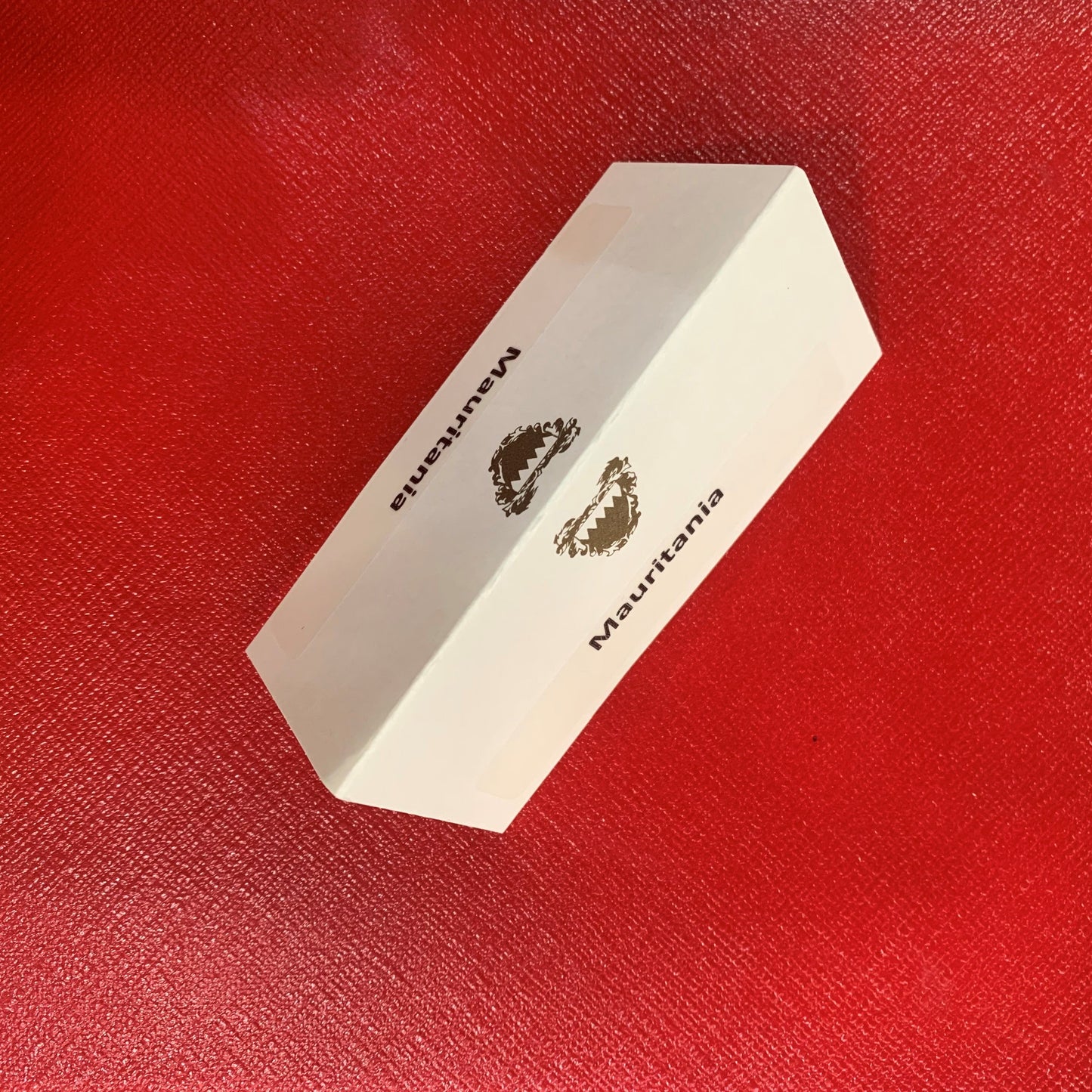 Bahrain Embassy | NEW LOGO | 4 by 4" Folding Dinner Place Card with TWO LOGOS | Quantity 500 | SILVER | Hand Engraved