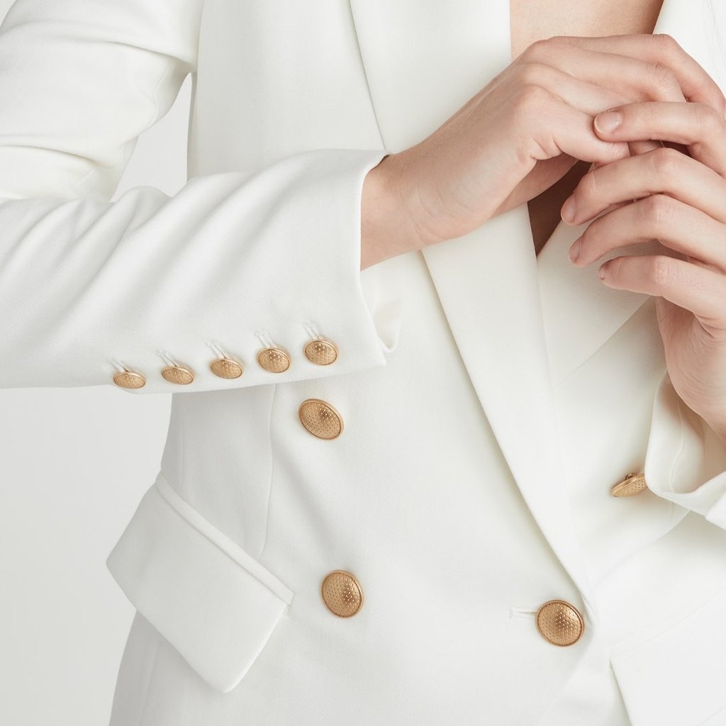 Womens on sale blazer buttons