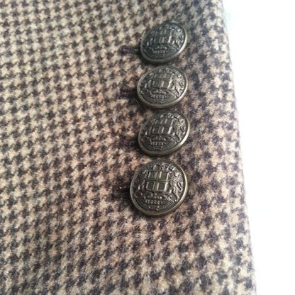 St George & The Dragon Blazer Button Set | Single-Breasted Blazer Buttons | Antique Silver | Made in UK