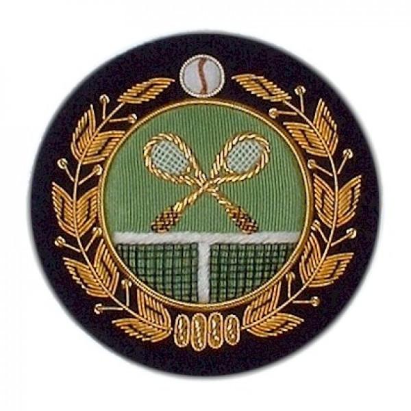Blazer Badge | Tennis Racket Blazer Badge | Benson and Clegg | Made in England-Blazer Badge-Sterling-and-Burke