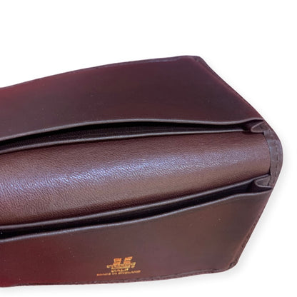 Gusseted Card Case | Business Card Case with 4 Interior Pockets | Smooth Calf Leather | Made in England by Charing Cross