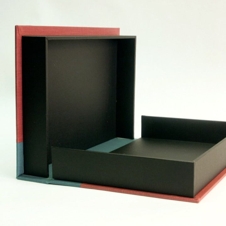 Bespoke Archival Box | Hand Marbleized Paper and Linen | Finest Quality | Custom Size | Made in USA | Charing Cross-Photo Album-Sterling-and-Burke