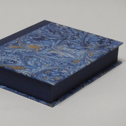 Bespoke Archival Box | Hand Marbleized Paper and Linen | Finest Quality | Custom Size | Made in USA | Charing Cross-Photo Album-Sterling-and-Burke