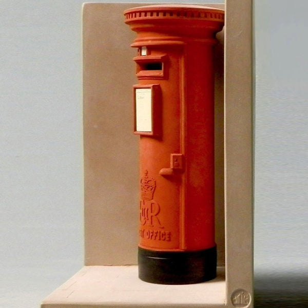 UK Post Box Sculpture British Post Box Award | Custom Architectural Model | Made in England | Timothy Richards