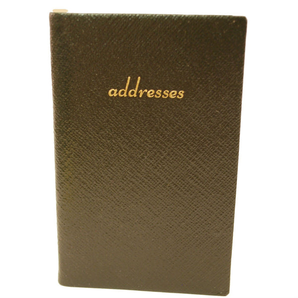 Address Book with Pencil, Leather 5 by 3 Inch-Address Book-Sterling-and-Burke