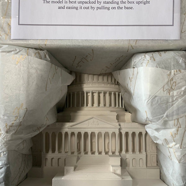 DC Capitol Dome Building Sculpture Award | Washington, DC | Custom Architectural Model | Made in England | Timothy Richards