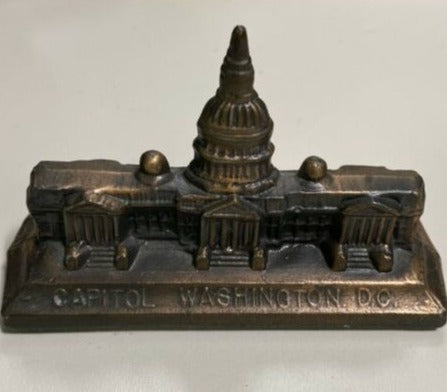 Antique Bronze Capitol Building | Antique Capitol Building Paperweight | The Capitol Building