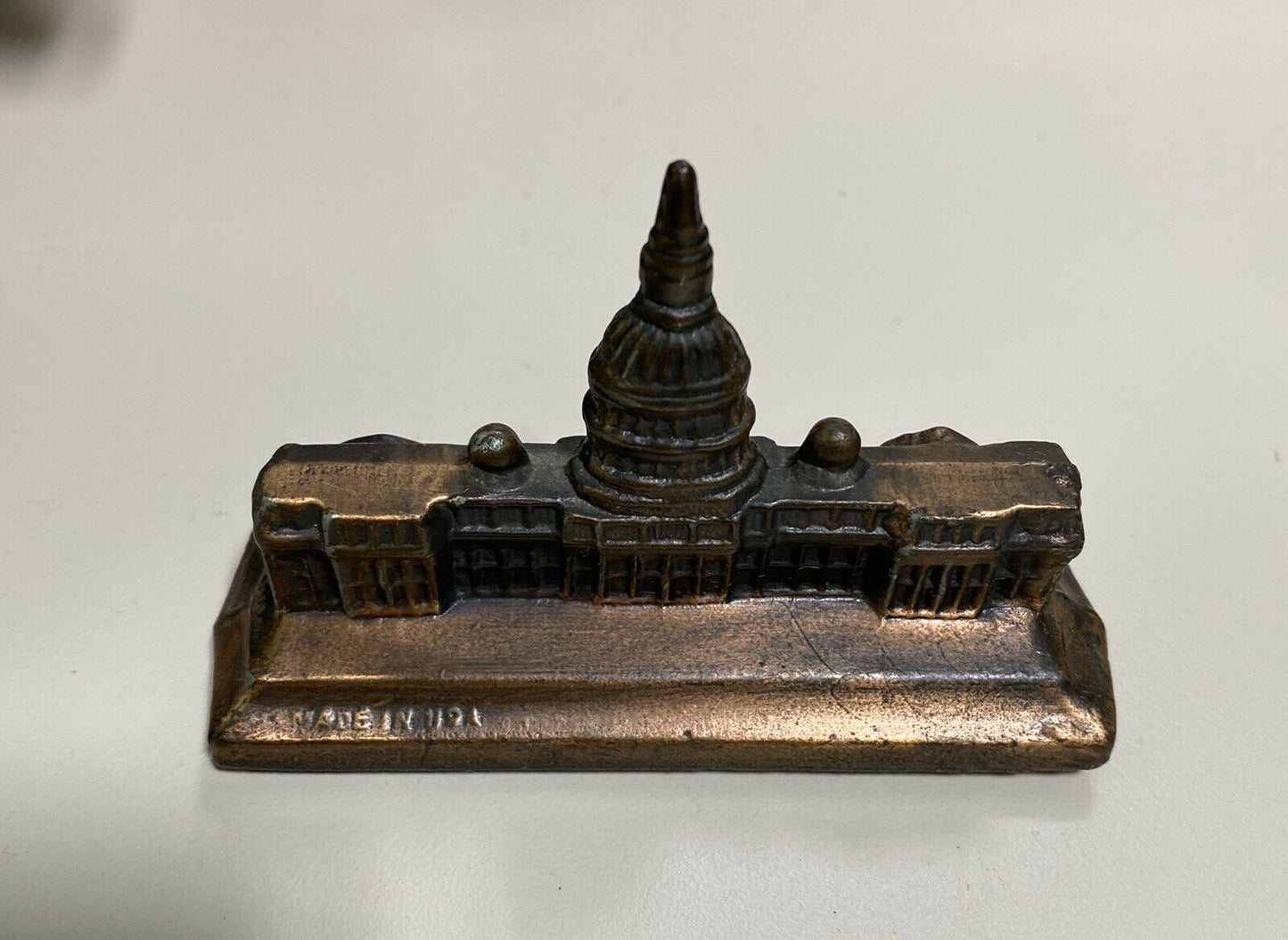 Antique Bronze Capitol Building | Antique Capitol Building Paperweight | The Capitol Building