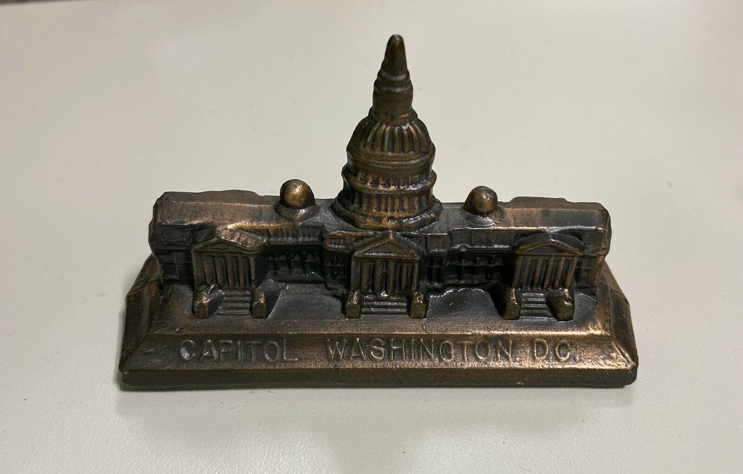 Antique Bronze Capitol Building | Antique Capitol Building Paperweight | The Capitol Building