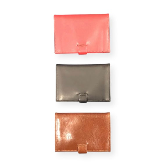 Card Case with Strap Closure | Vertical Format | Charing Cross Leather