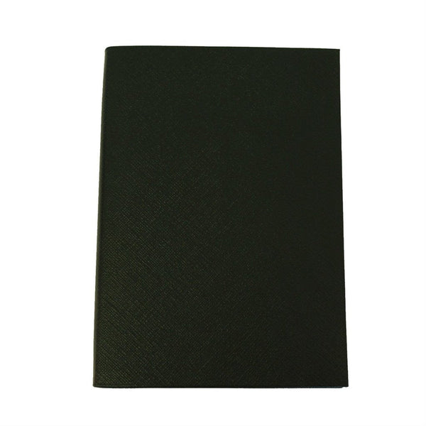 Crossgrain Leather Notebook | 8 by 6 Inches | Name Gold Embossed | Lined Pages | Made in England | Charing Cross