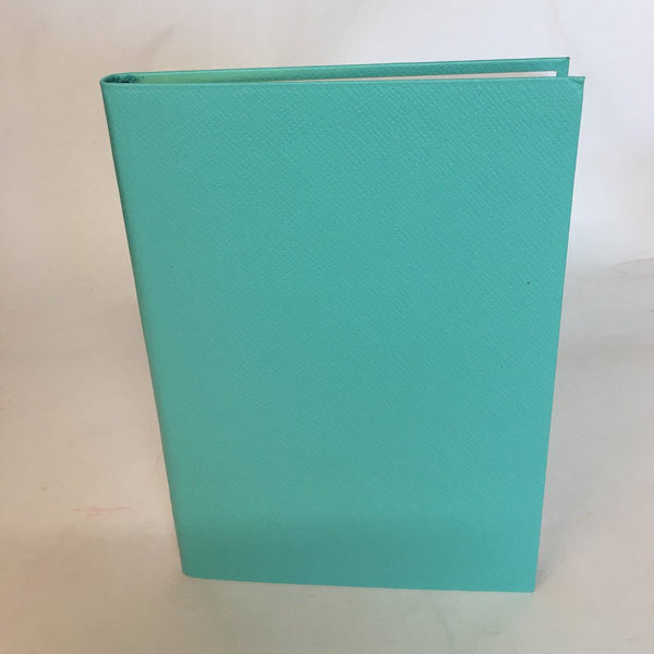 Crossgrain Leather Notebook | 8 by 6 Inches | Gold Stamp Monogram | Made in England | Charing Cross