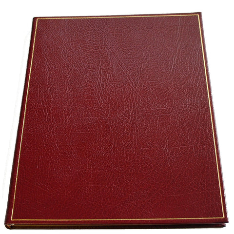 Leather Notebook, 8 by 10 Inches, Blank Pages - POS-Notebooks-Sterling-and-Burke