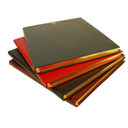 Crossgrain Leather Notebook | 8 by 10 Inches | Blank Pages | Charing Cross London