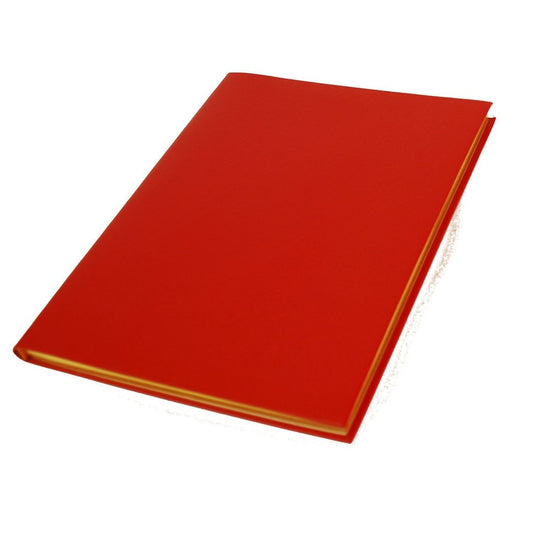 Crossgrain Leather Notebook | 8 by 10 Inches | Blank Pages | Charing Cross London