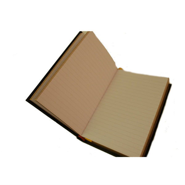 Crossgrain Leather Notebook, 6x4, "Memories"-Titled Notebooks-Sterling-and-Burke