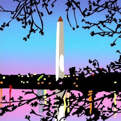 DC Dawn | Washington Monument Art | Joseph Craig English | 18 by 24 Inches