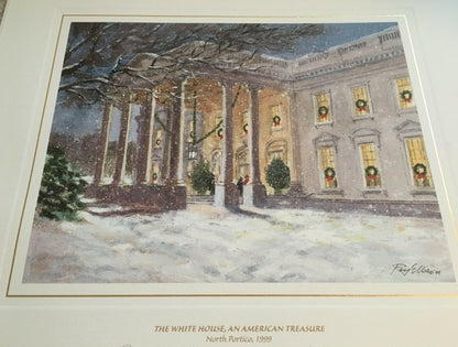 White House Christmas Print Sample | Sample Print | Hand Engraving, Foil Stamping and Printing Example