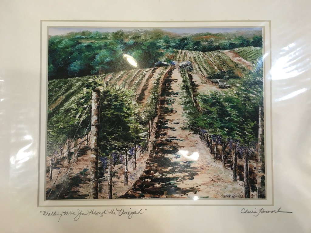 Walking With You Through the Vineyard | Giclee with Mat | 10" x 8"