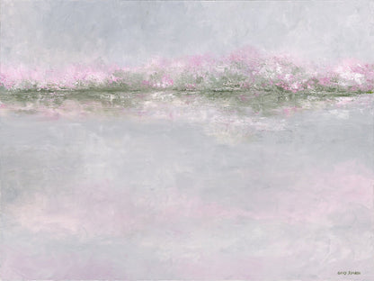 Art | Pink Reflections | Original Oil Painting by Claire Howard | 30" x 40"-Oil Painting-Sterling-and-Burke