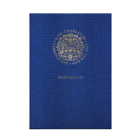 Coronation Note Book | King Charles III Coronation Notebook | Embossed Skiver | 8 by 6 Inches | NB88COR