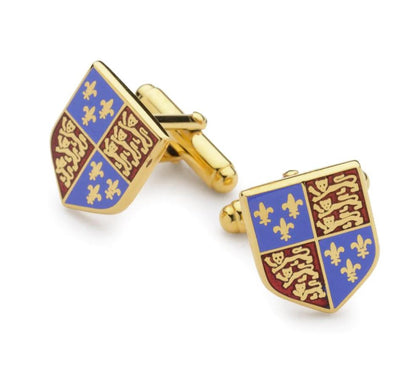 Custom Shield Cufflinks | Christ's College Cambridge | City of London | Oxford University | London University | Henry the VII